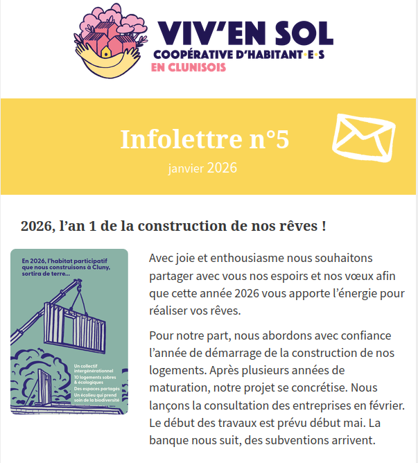 Infolettre n°5